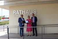 DigitalPakt Schule Föderbescheidübergabe Verbandsgemeinde Pellenz 